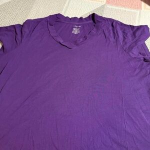 St. John's Bay Purple Short Sleeve Tee